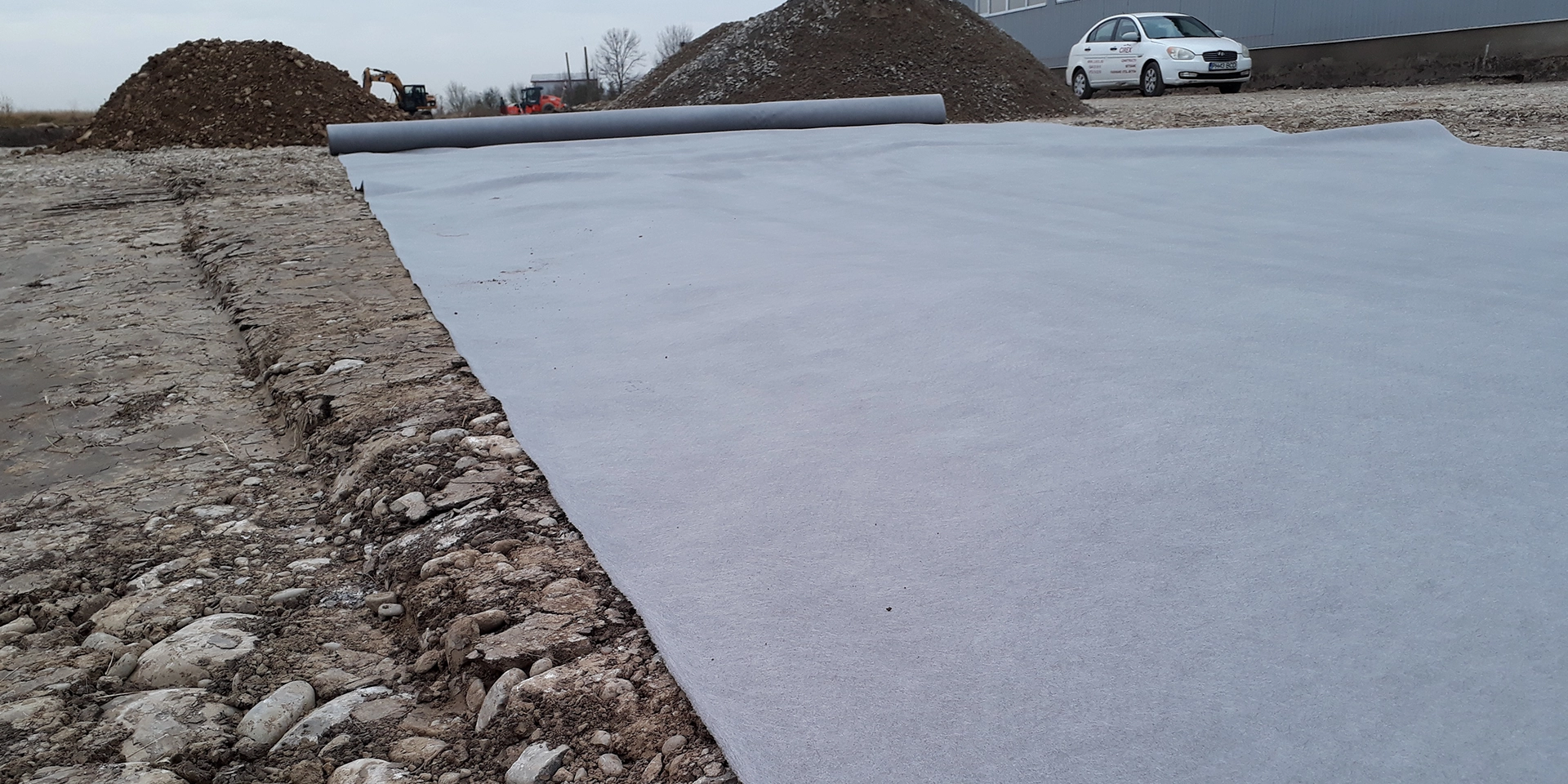 Geosintetice by Inoveco- Geotextil netesut separare filtrare